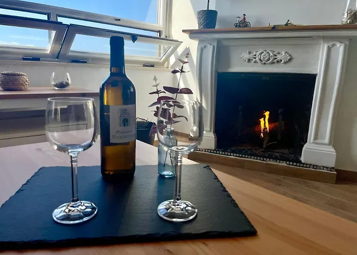 Gatu Casa Muse Junto A La Playa, Vista Al Mar, Aire Acc, Terraza, Wifi Y Chimenea \